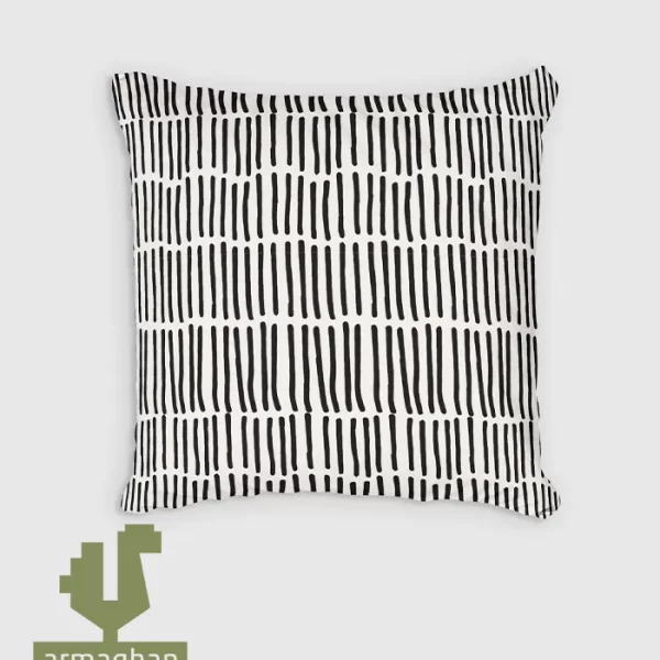 White-striped-cushion