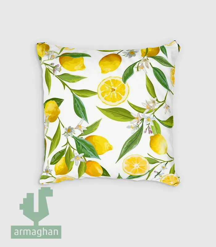 Lemon-design-cushion