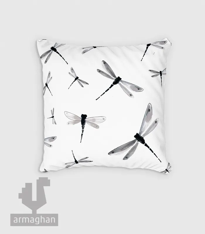 Dragonfly-design-cushion