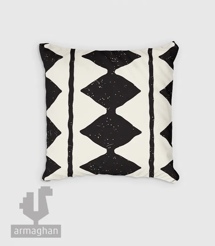 Cushion-with-checkered-design