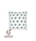White patterned cushion