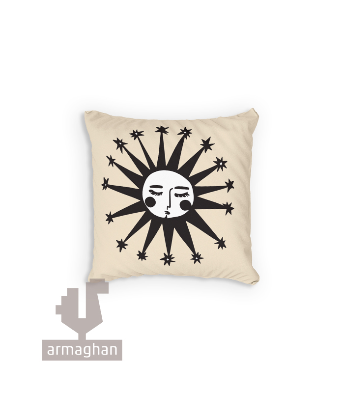 Sun-patterned-cushion