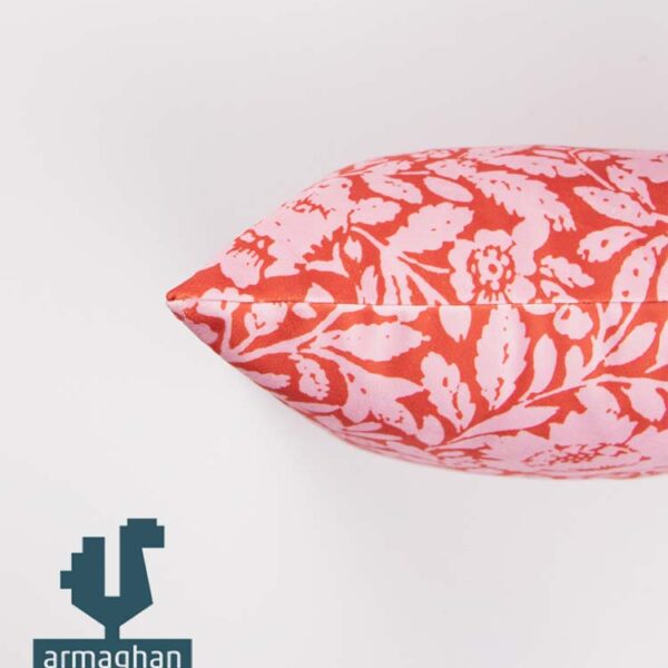 Buy a pink and red floral cushion