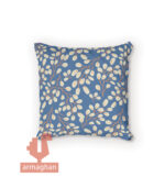 Buy-cushion-with-blue- flower-pattern