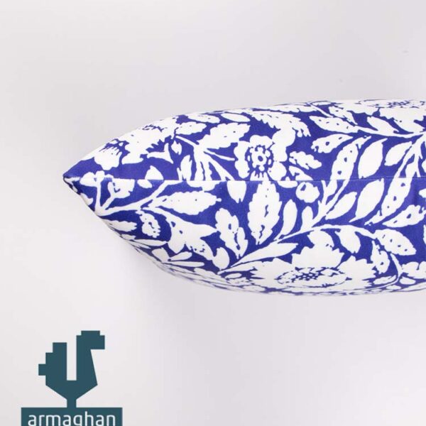Buy a blue and white floral cushion
