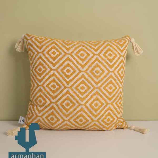 Buy a yellow textured cushion