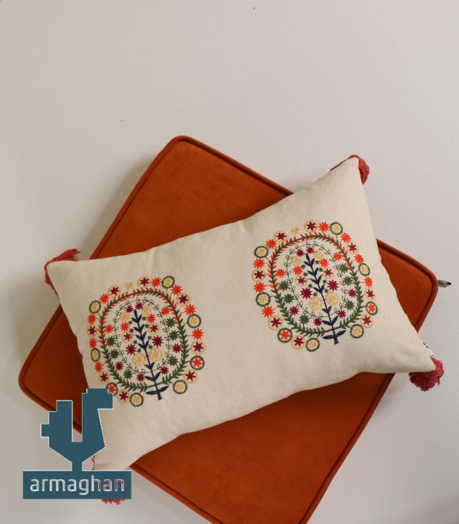Sponge mattress and embroidery cushion2